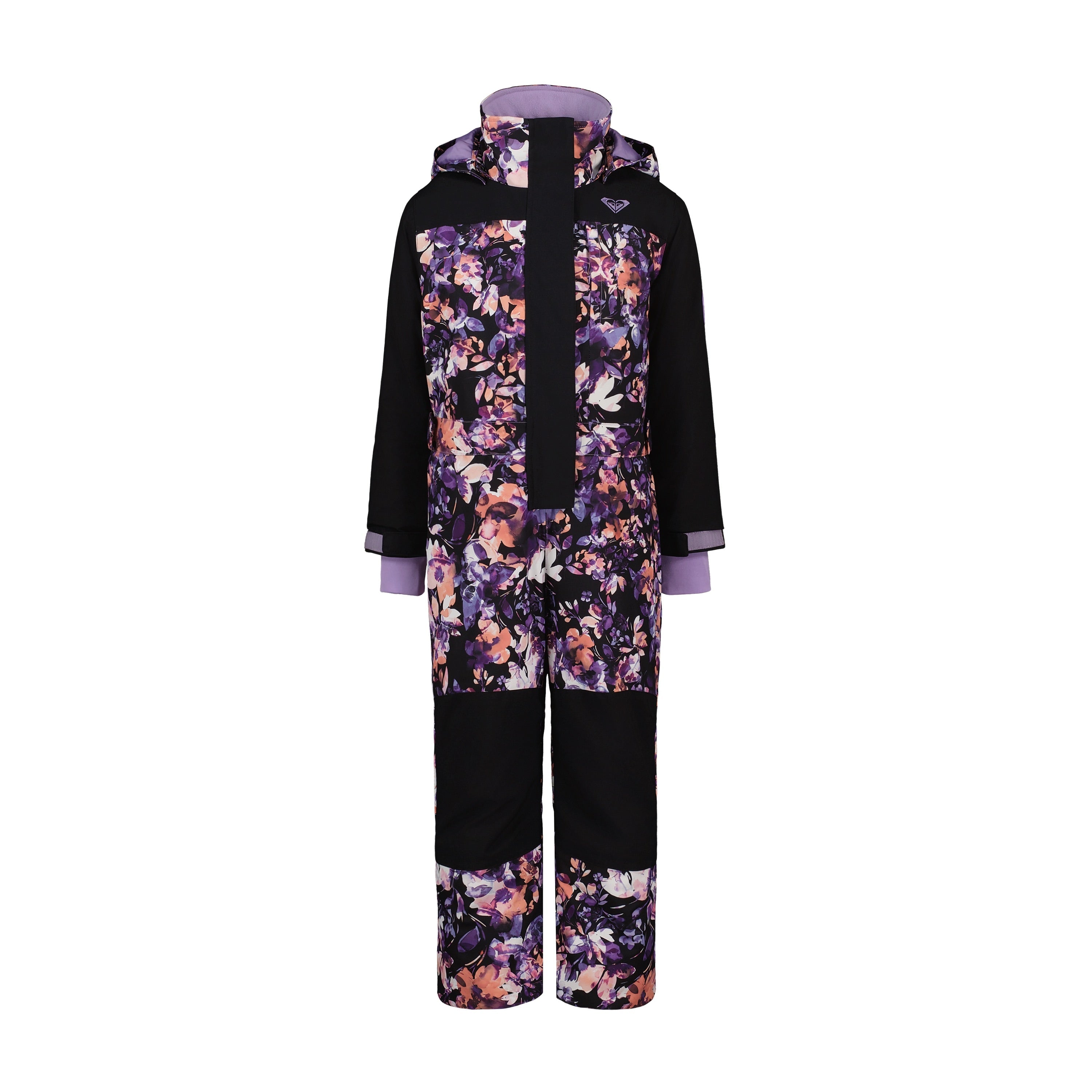 Roxy Girls' Backyard Snow Suit in Black - front