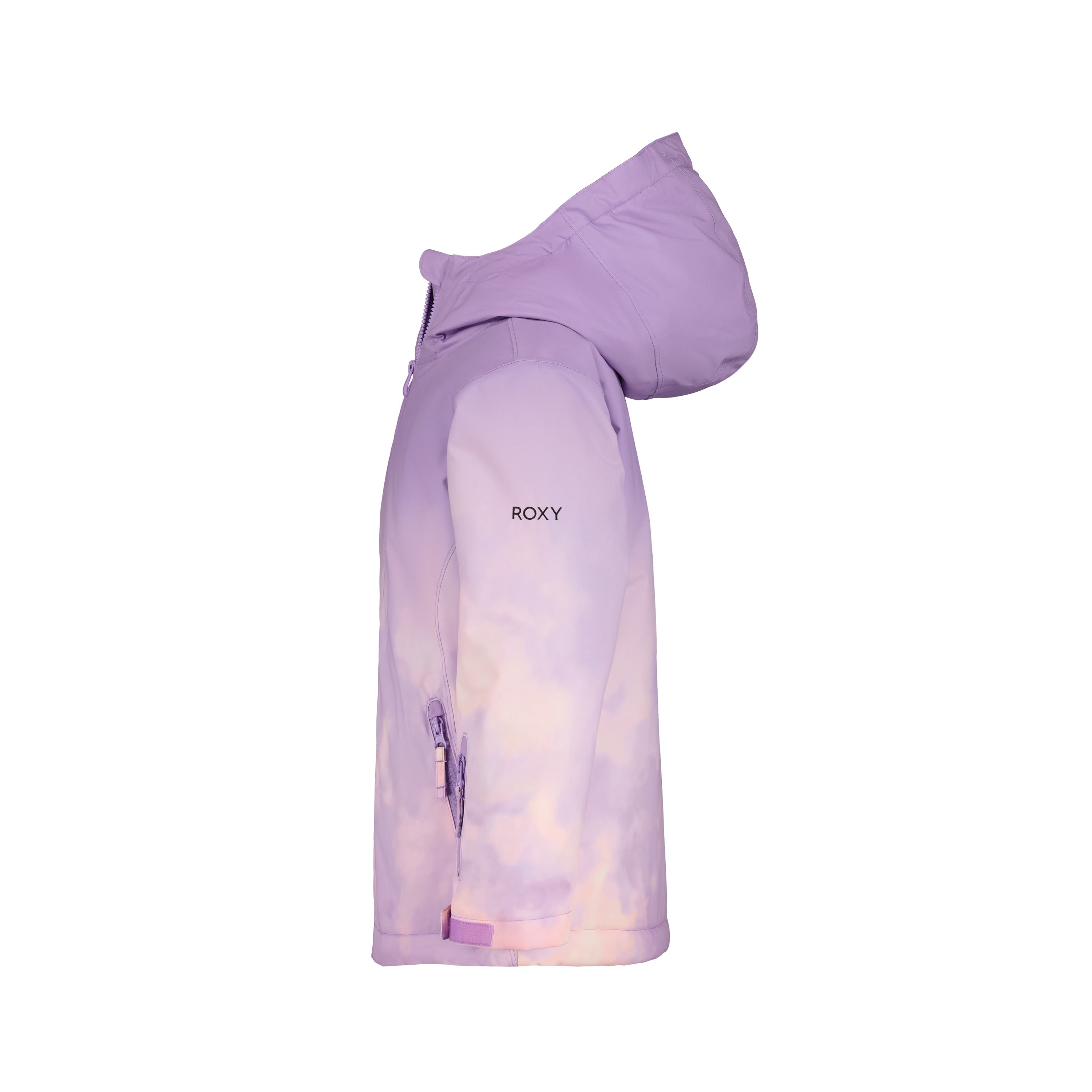 Roxy Girls' Bluebird Snow Jacket - Sunlit Allium - side