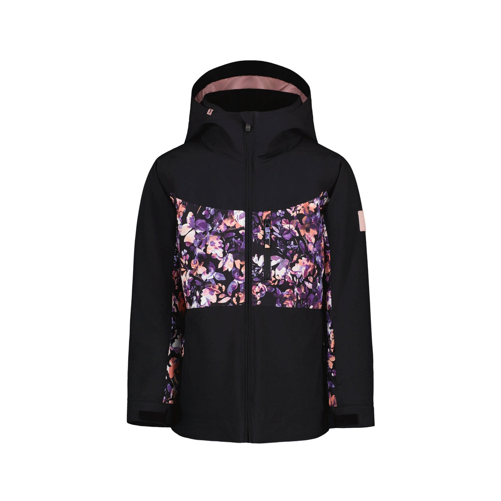 Roxy Girls' Black Diamond Snow Jacket in Black - front