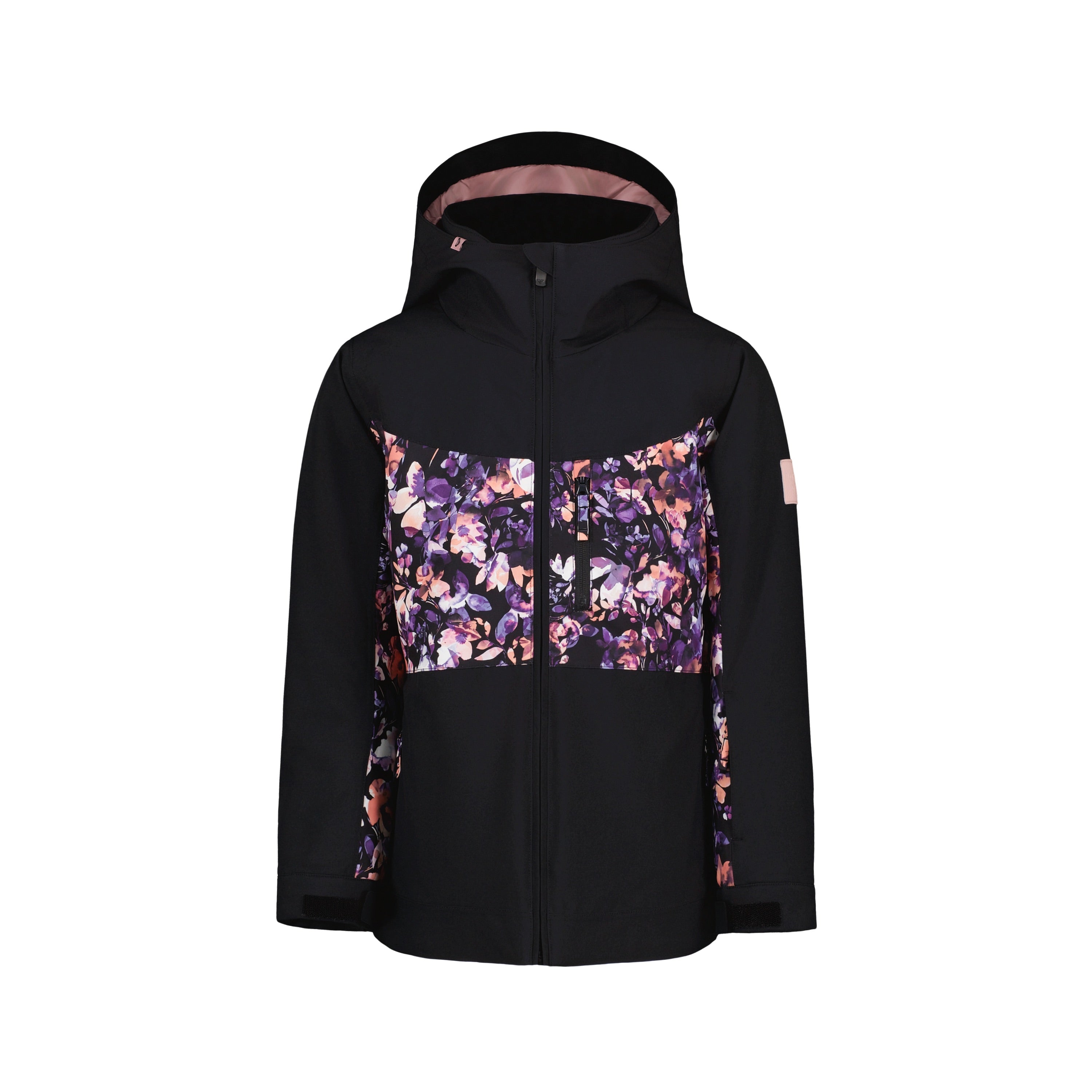 Roxy Girls' Black Diamond Snow Jacket in Black - front