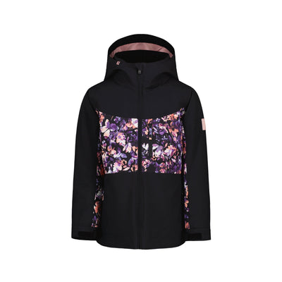 Roxy Girls' Black Diamond Snow Jacket in Black - front