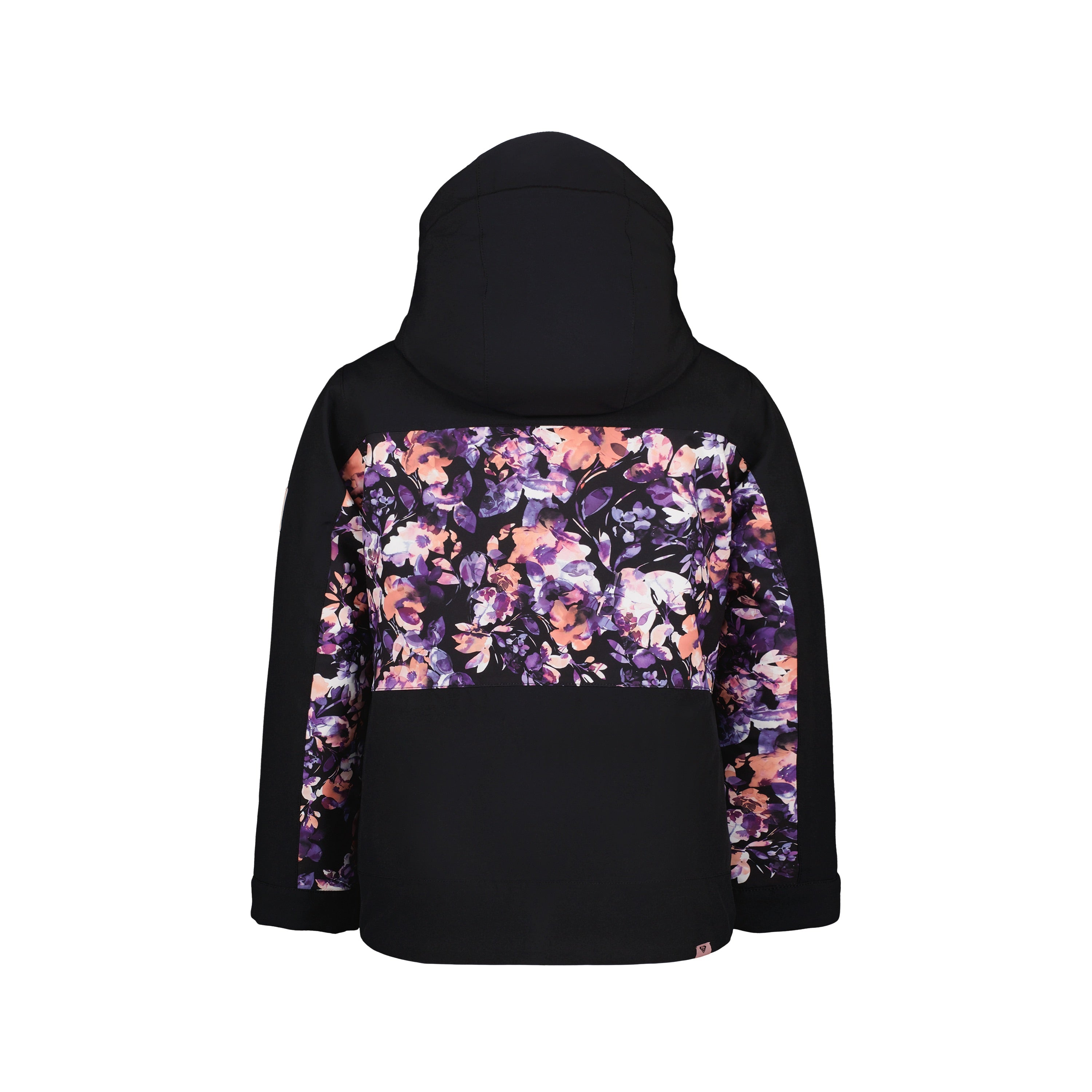 Roxy Girls' Black Diamond Snow Jacket in Black - back