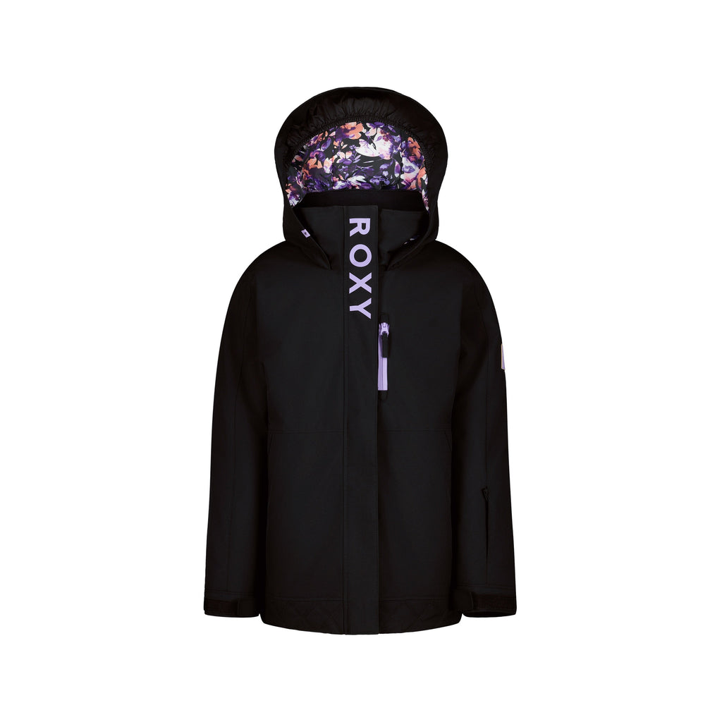 Roxy Girls' Nollie Snow Jacket - Black - front