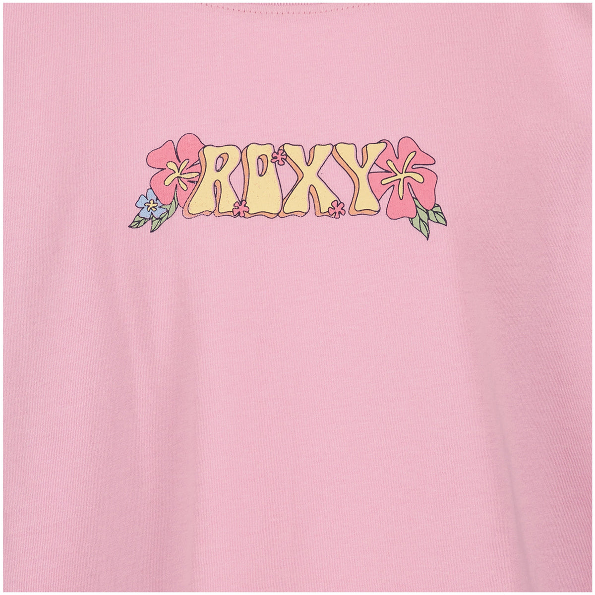 Roxy Girls' Sun Chaser Oversized Tee - Pastel Lavender - detail