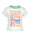 Roxy Little Girls' Ocean Poster Baby Tee - Meadow - front