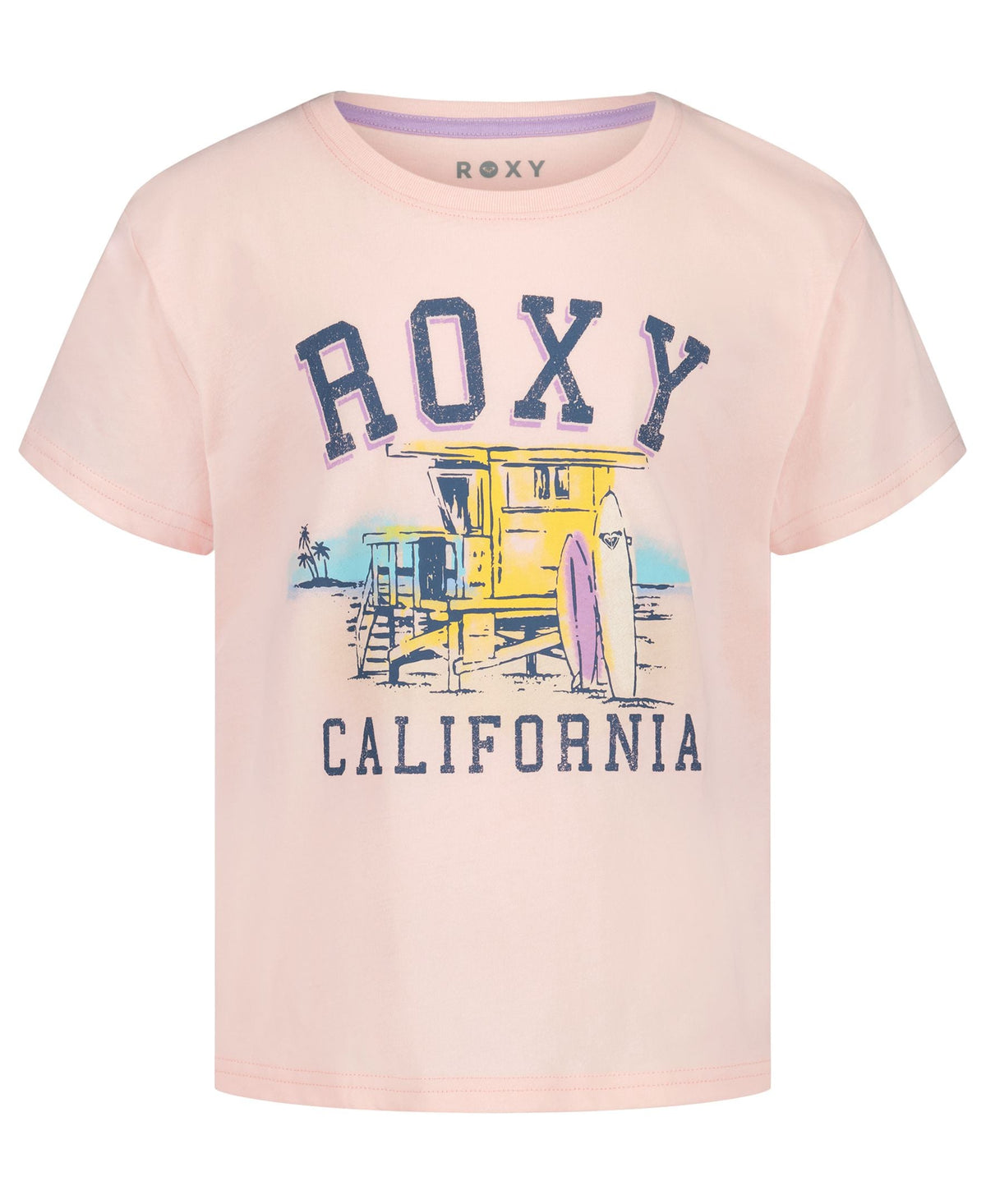 Roxy Girls' California Tee - Veiled Rose - front