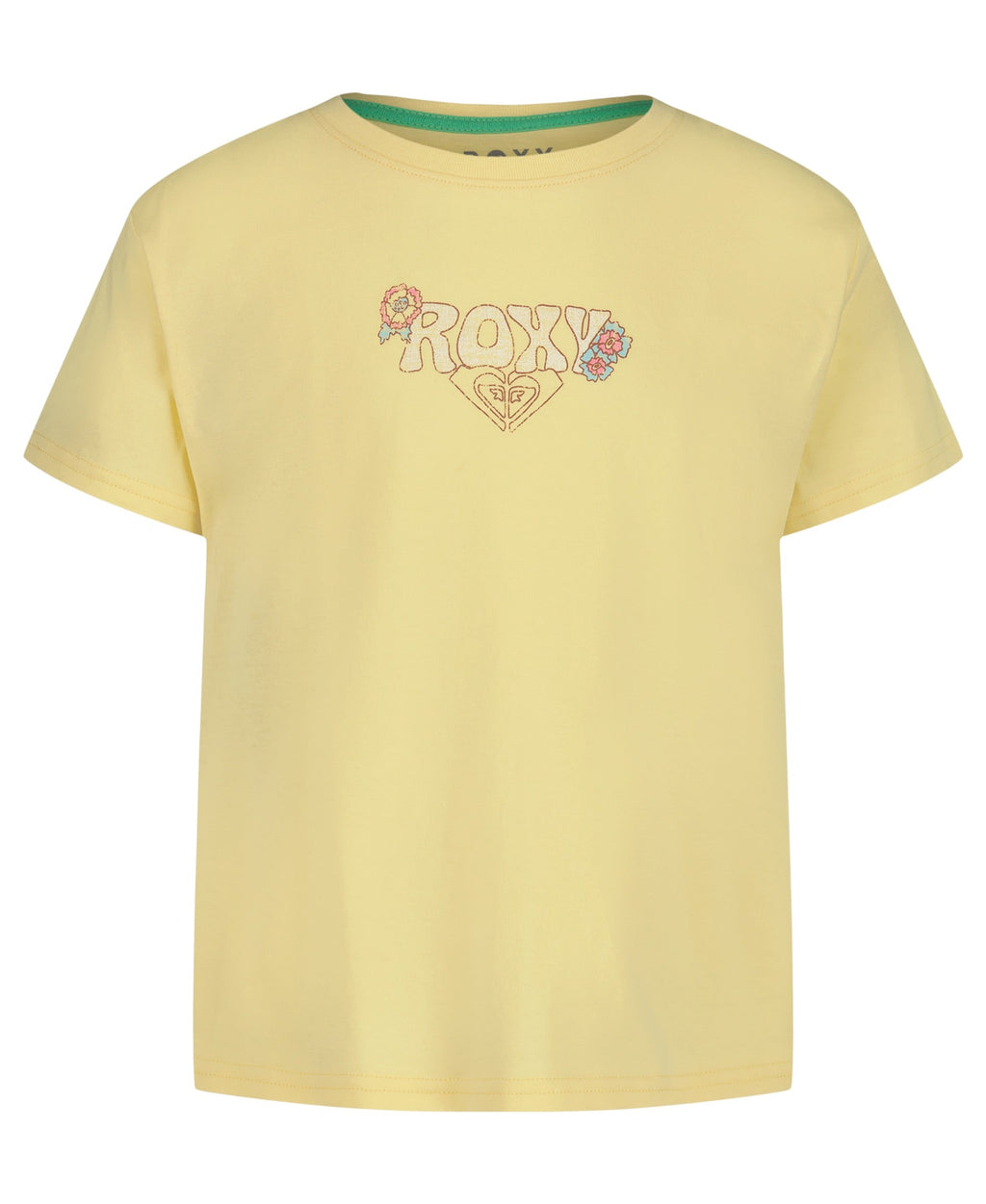 Roxy Girls' Grateful For Nature Tee - Golden Haze - front