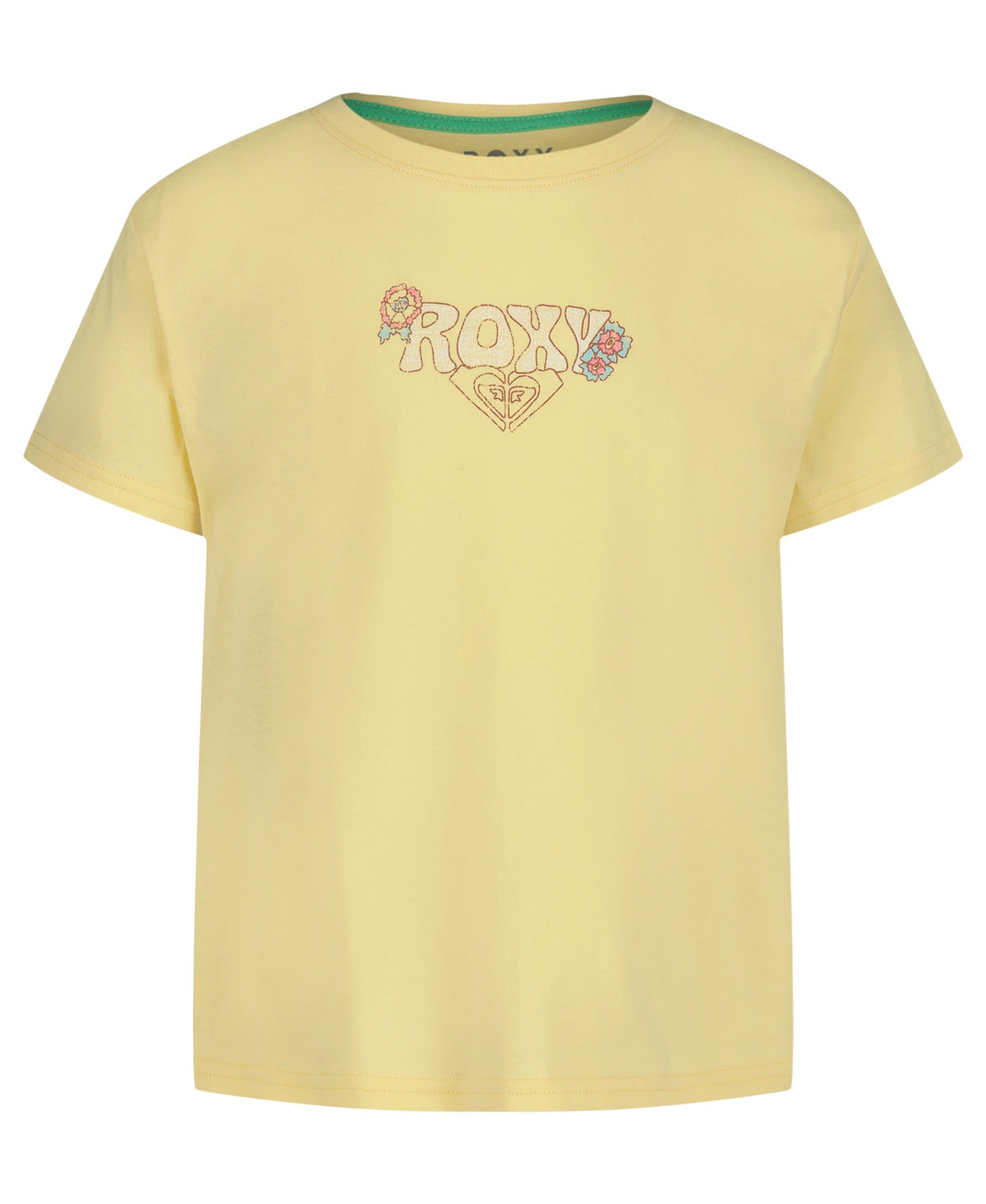 Roxy Girls' Grateful For Nature Tee - Golden Haze - front