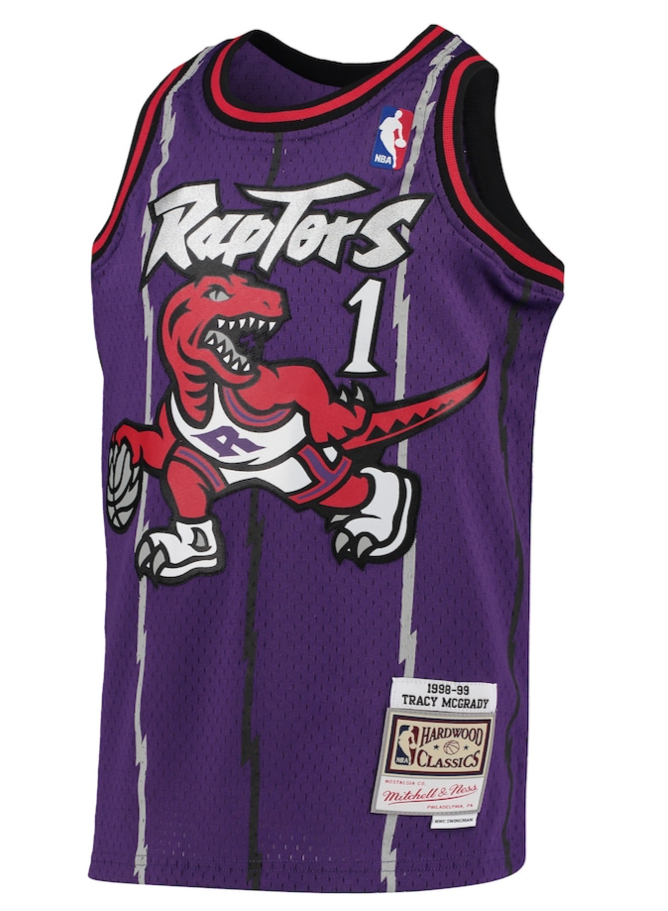 Mitchell & Ness Toronto Raptors Tracy McGrady 1998 Hardwood Classics Swingman Jersey