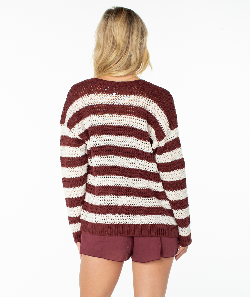 Roxy Women's Tamarindo Cardigan - PORT STRIPE