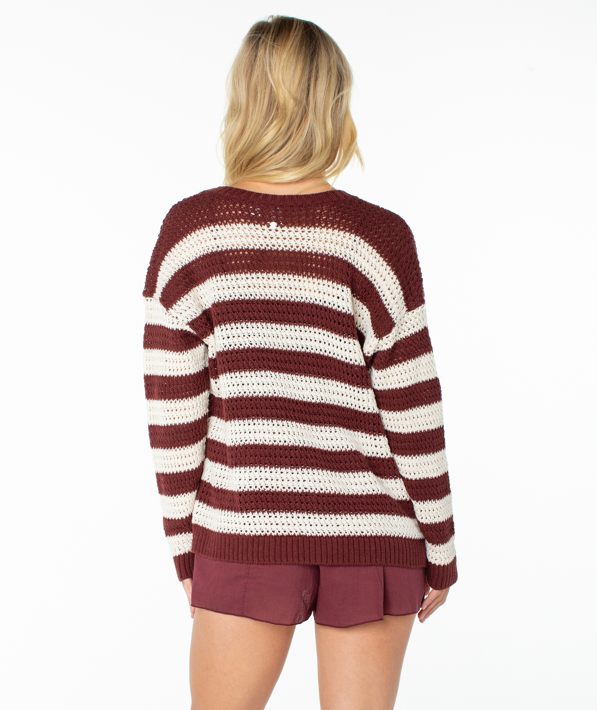 Roxy Women's Tamarindo Cardigan - PORT STRIPE