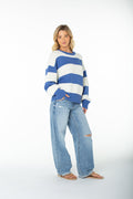 Roxy Women's West Side Sweater - DUTCH BLUE STRIPE