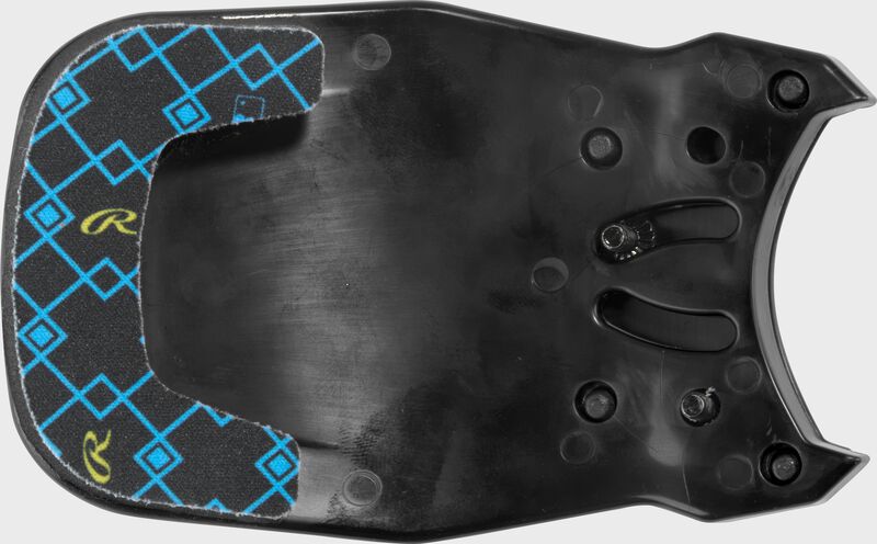 Rawlings RX2 Reverse Adjustable Jaw Guard - Black underside