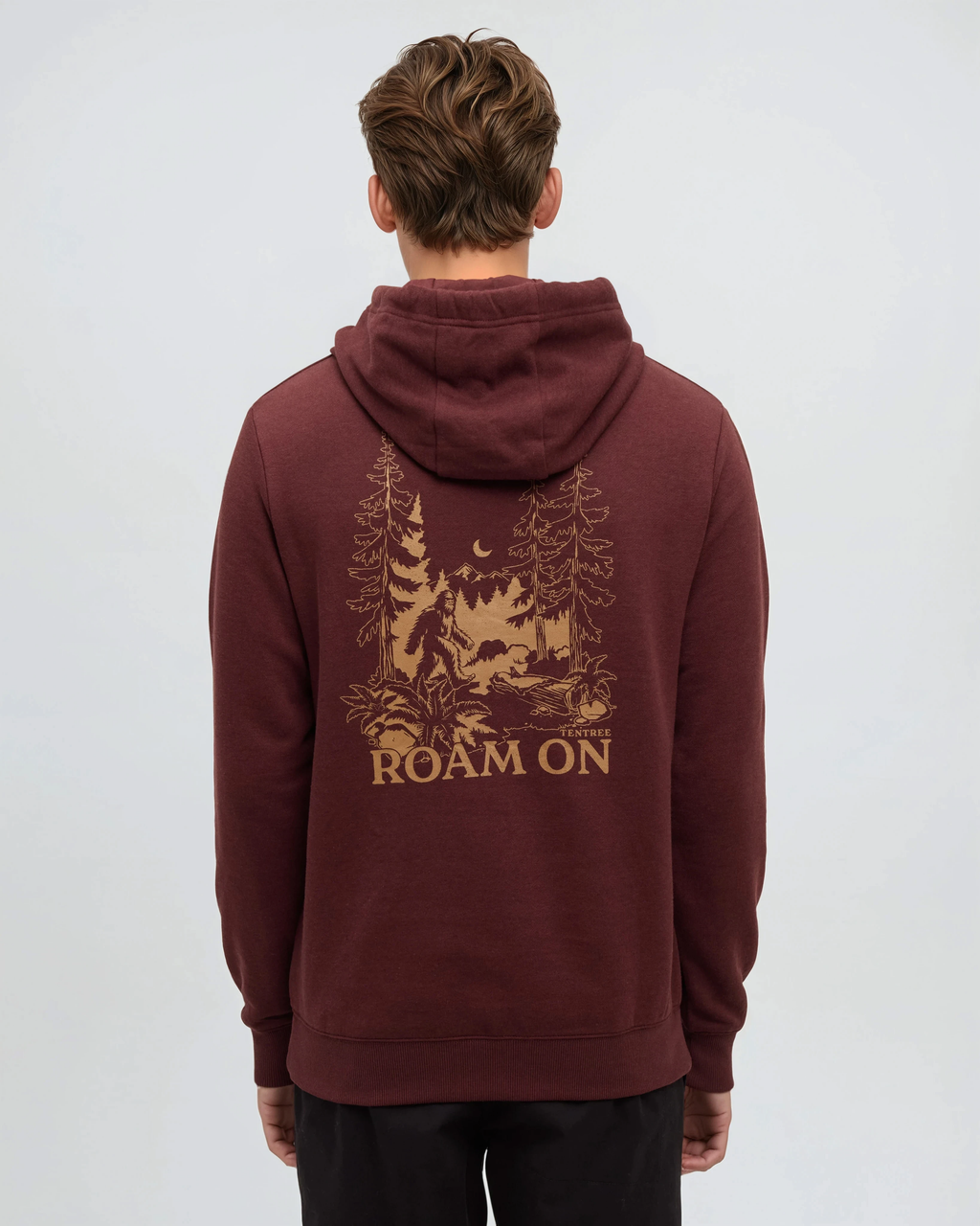 Tentree Sasquatch Sighting Hoodie - RED CHESTNUT HAZELNUT