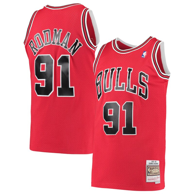 Mitchell & Ness Chicago Bulls Dennis Rodman Hardwood Classics Swingman Jersey
