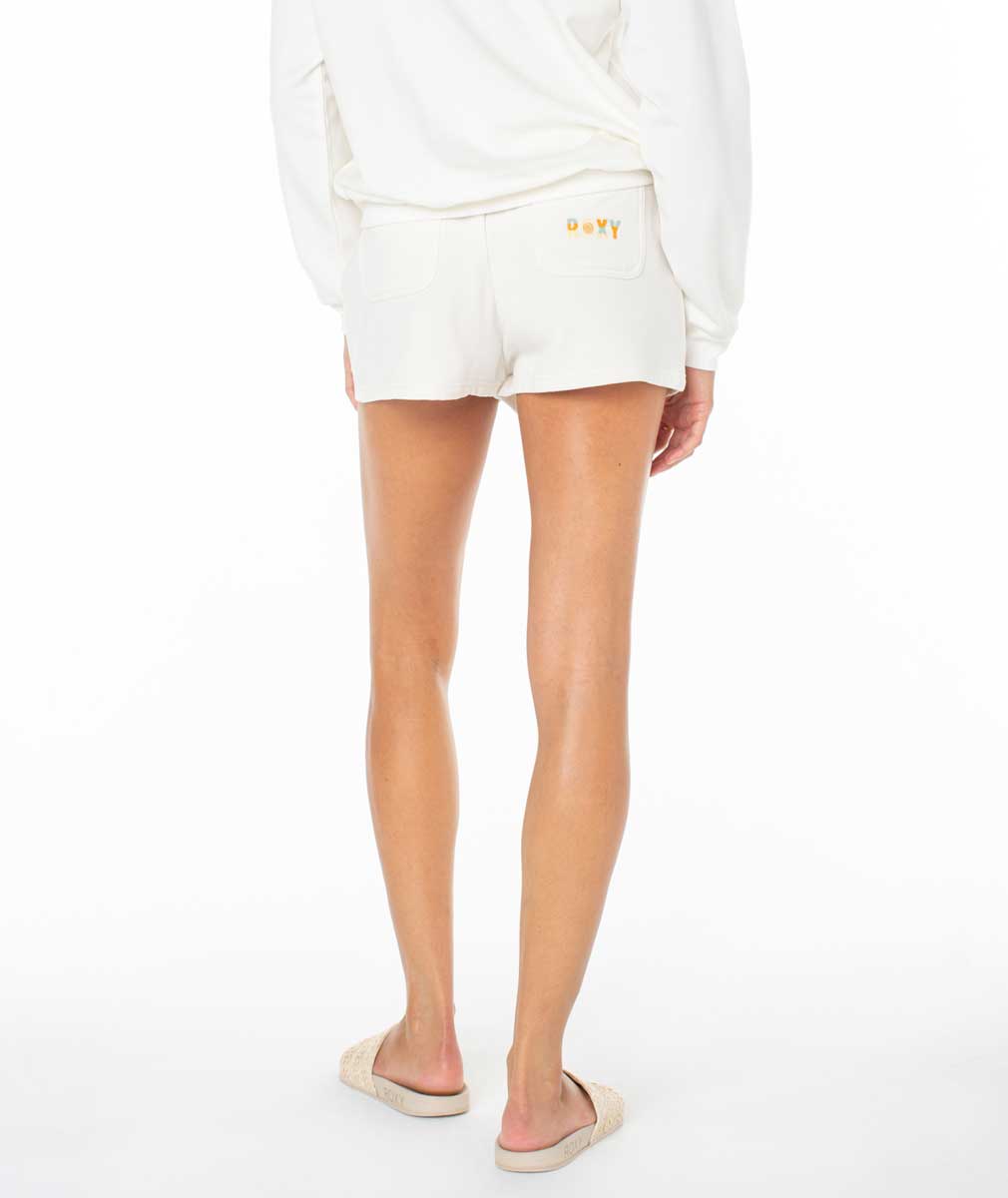 Roxy Women's Surfing By Moonlight Short - Cream White - back