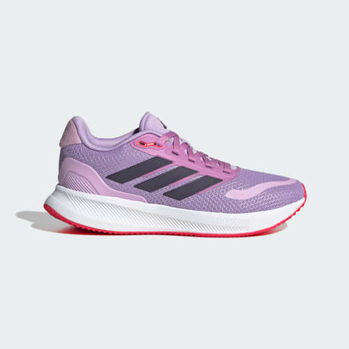 Adidas Girl's Youth Runfalcon 5 Shoes - Powder Plum/Aurora Plum/Lucid Red