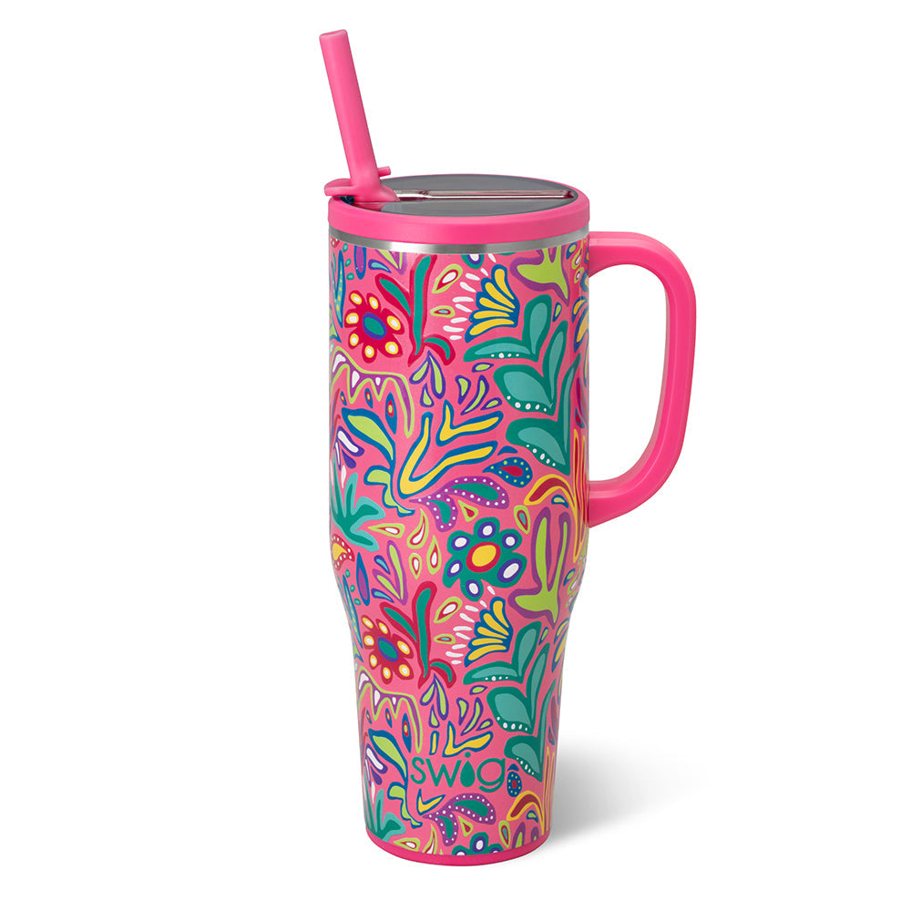 Swig 40oz Mega Mug - FLORA ROSA