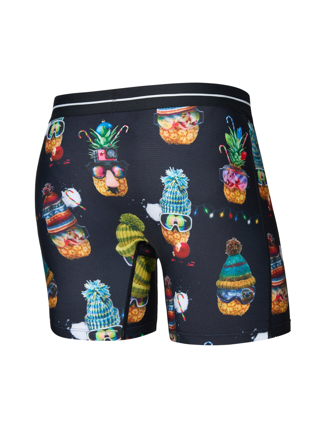 SAXX Volt Boxer Brief Deck the Pineapples back