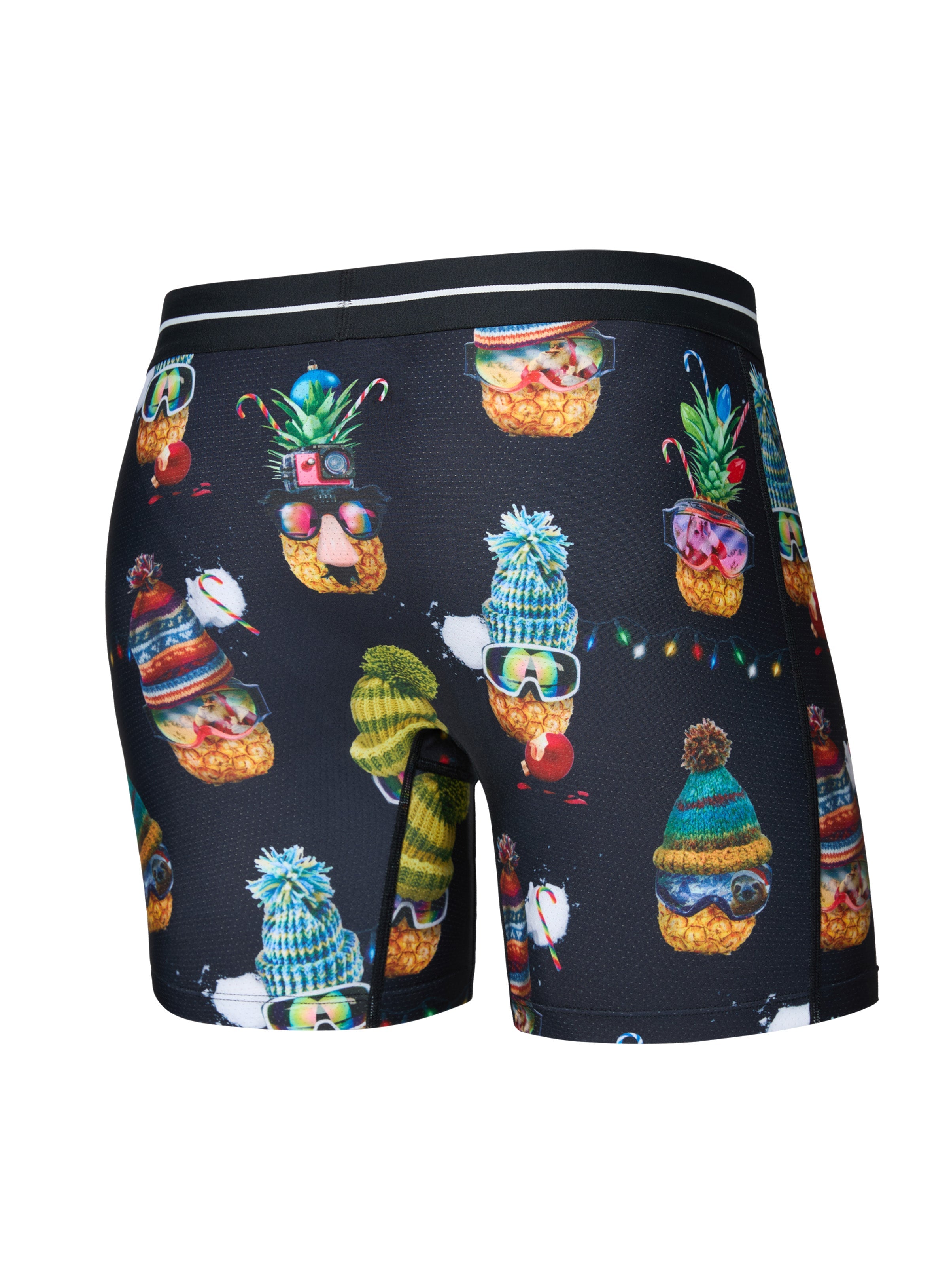 SAXX Volt Boxer Brief Deck the Pineapples back