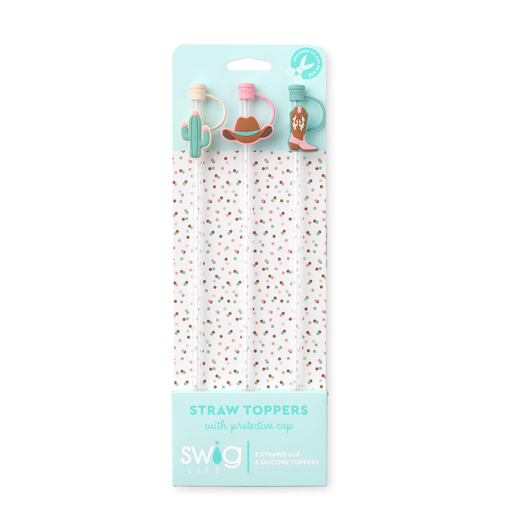 Swig Straw Topper Set - GIDDY UP