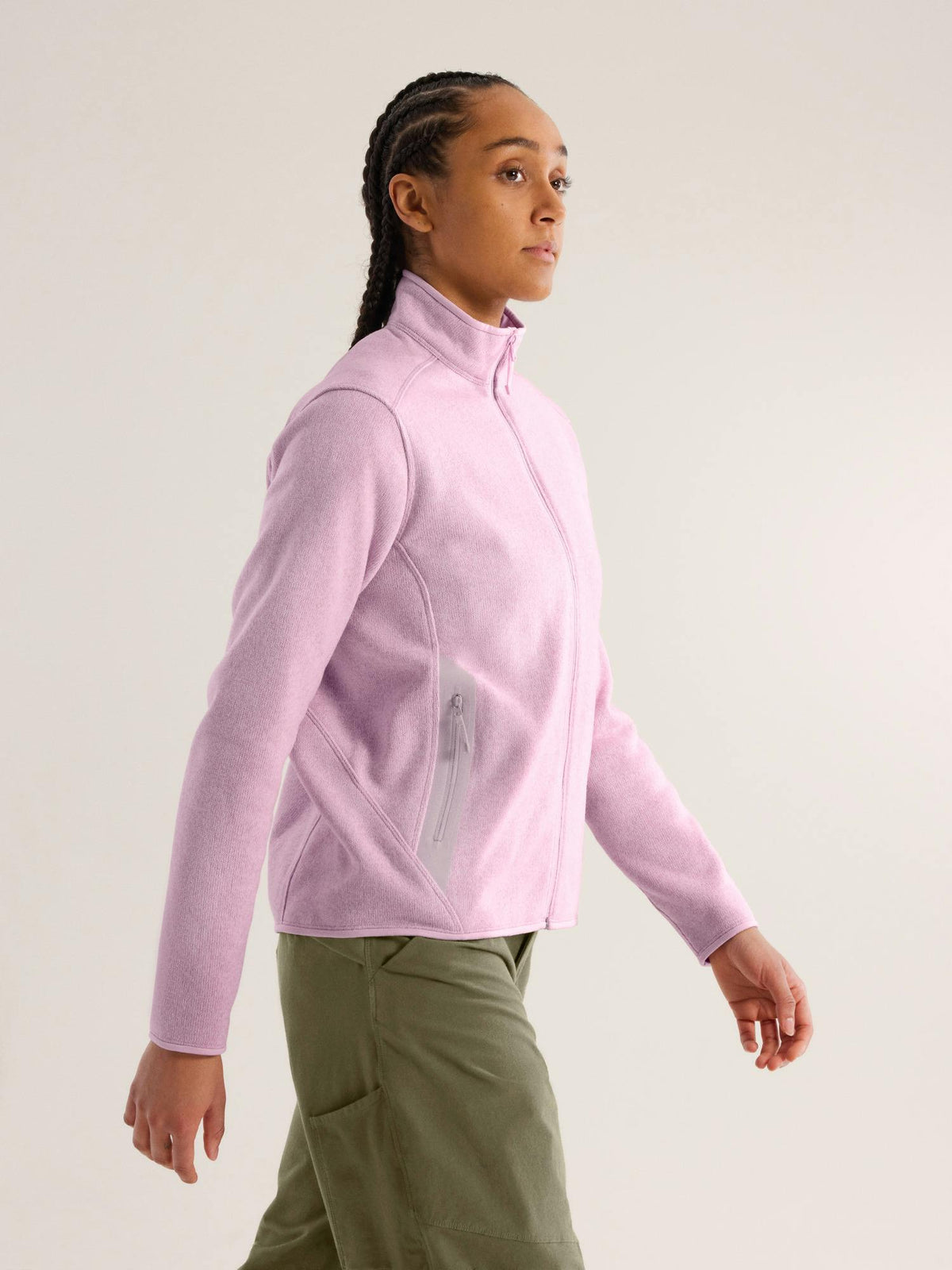 Arc'teryx Women's Covert Cardigan Pink Glow Heather side