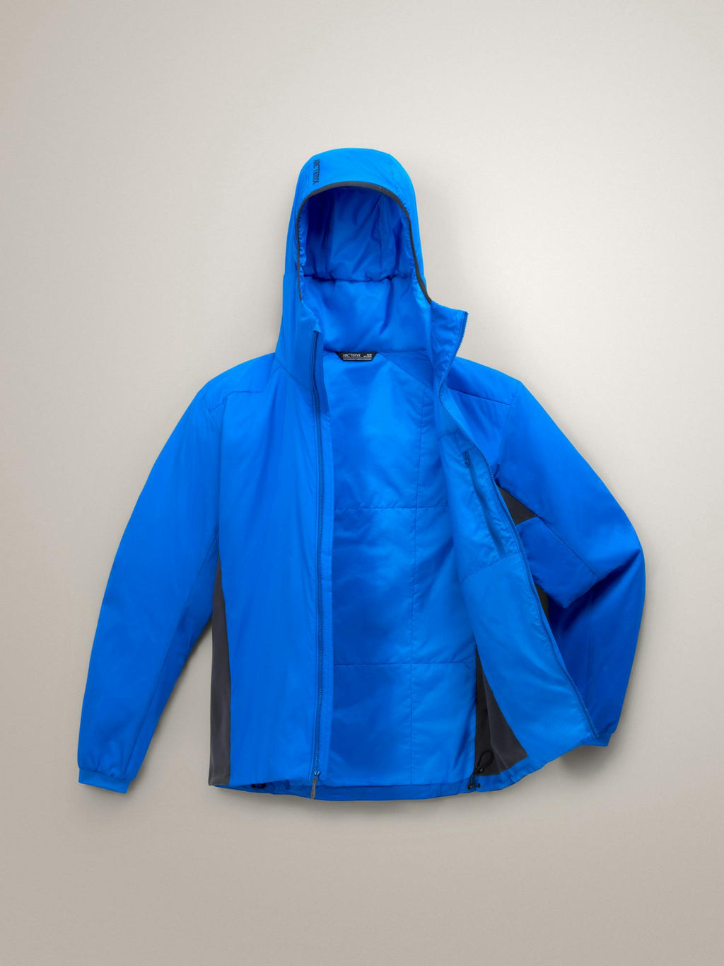 Arc'teryx Men's Atom Hoody - Fluidity/Black Sapphire - flat lay