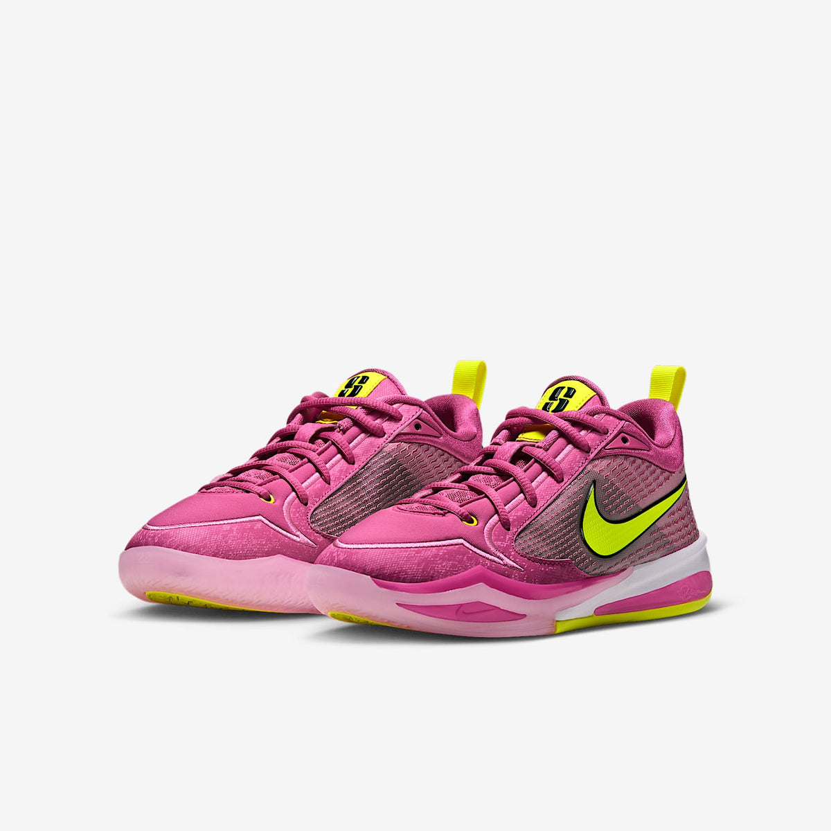 Nike Sabrina 4 Big Kids' - Desert Pink - front three-quarter