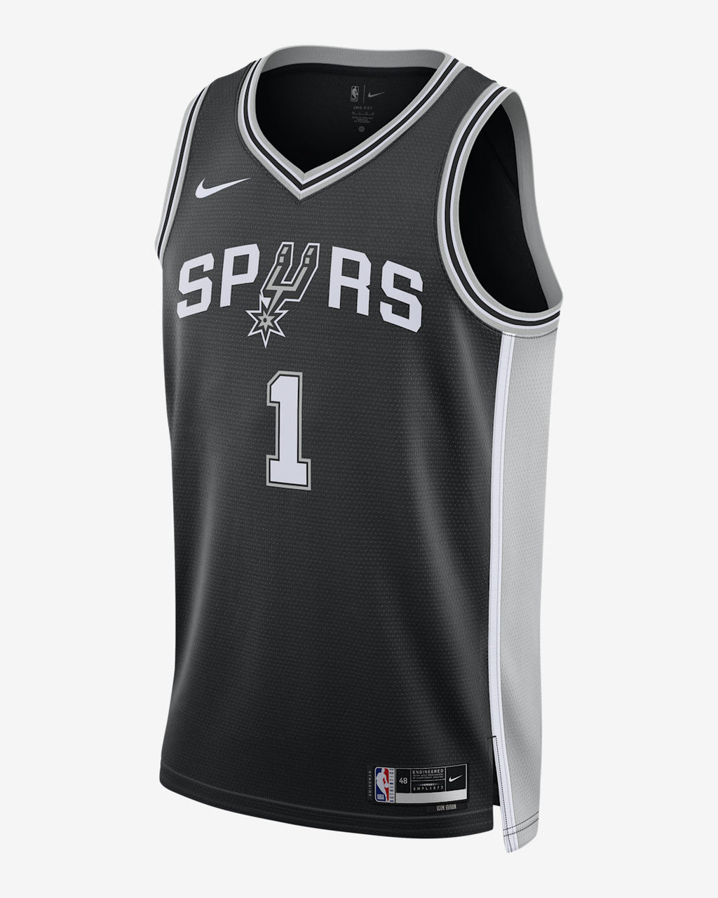 Nike San Antonio Spurs Icon Edition Men's Dri-FIT NBA Swingman Jersey - Wembanyama