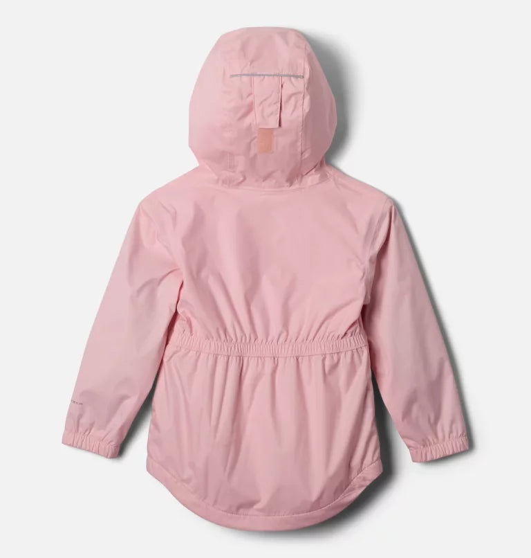Columbia Girls' Toddler Rainy Trails II Fleece Lined Rain Jacket