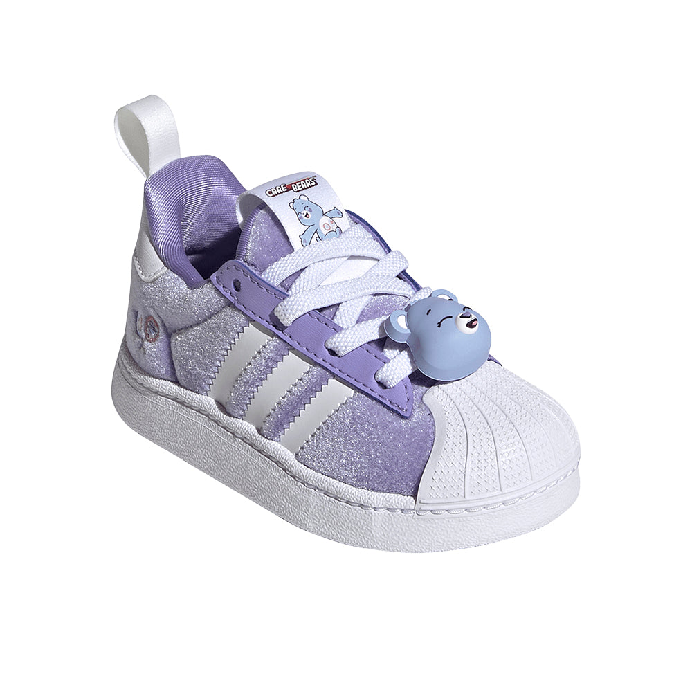 Adidas Care Bears Superstar Quickon Shoes - Purple side view
