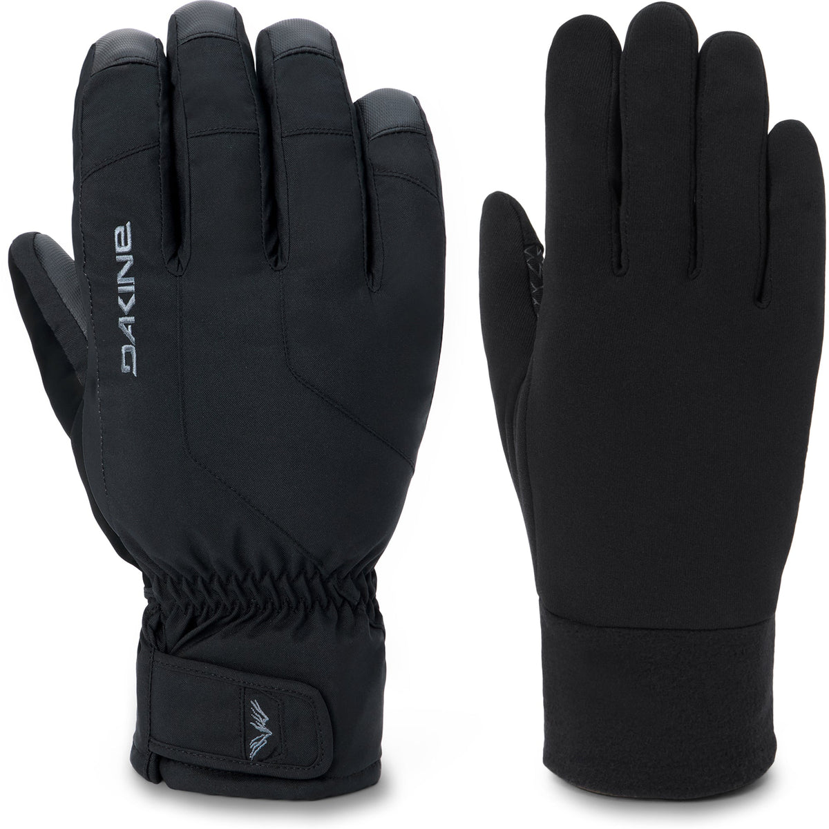 Dakine Men's Scout 2.0 Short Gloves - Black, angled view