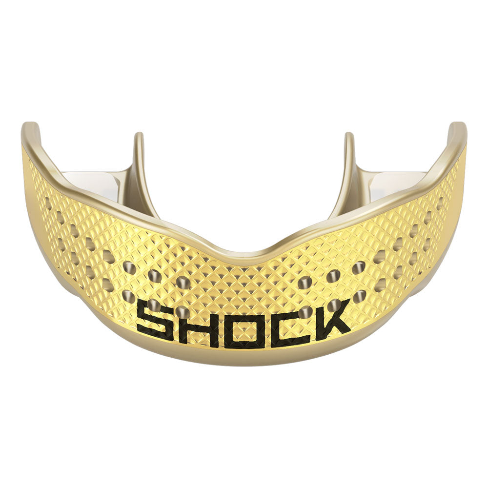 Shock Doctor Trash Talker Mouthguard - GOLD CHROME