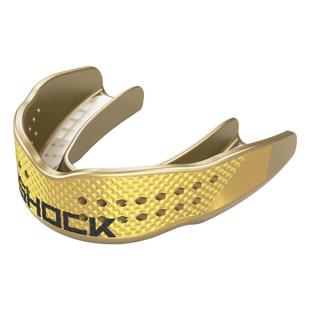 Shock Doctor Trash Talker Mouthguard - GOLD CHROME