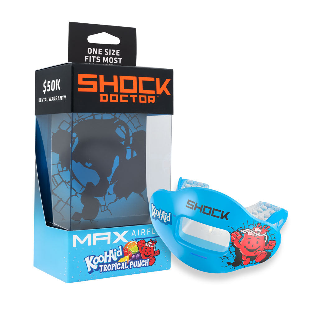 Shock Doctor Max Air Flow 3D Mouthguard - KOOLAID TROPICAL PUNCH