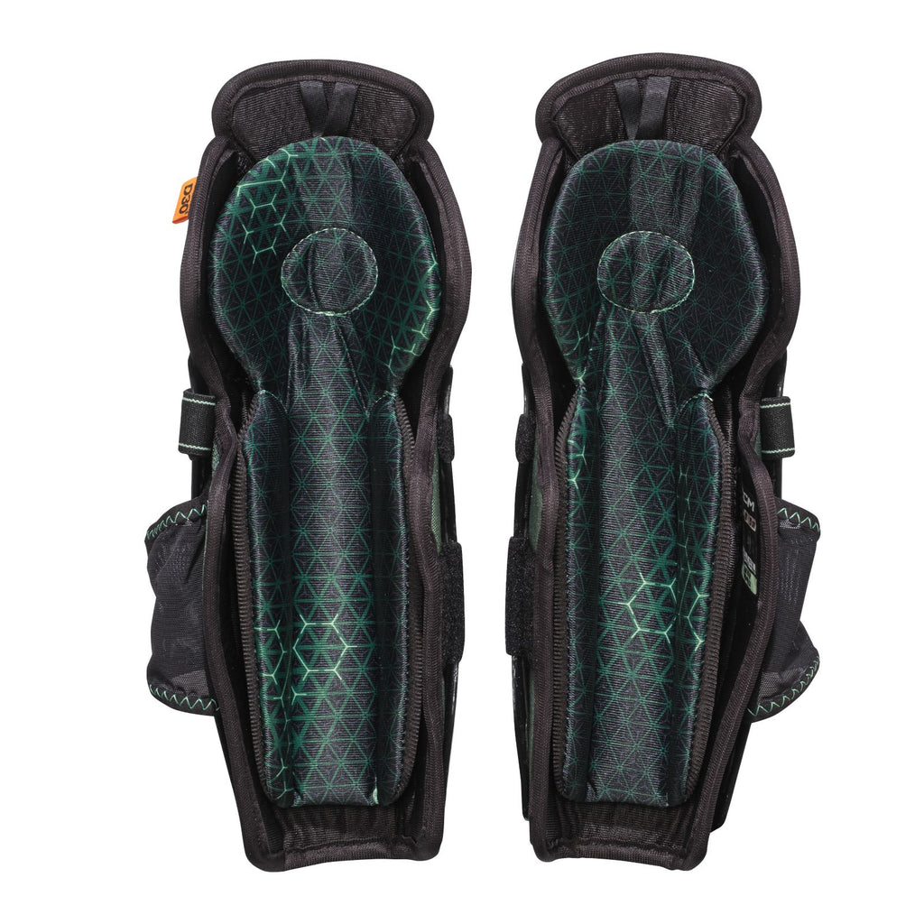CCM JetSpeed FTW Pro youth hockey shin guards, back