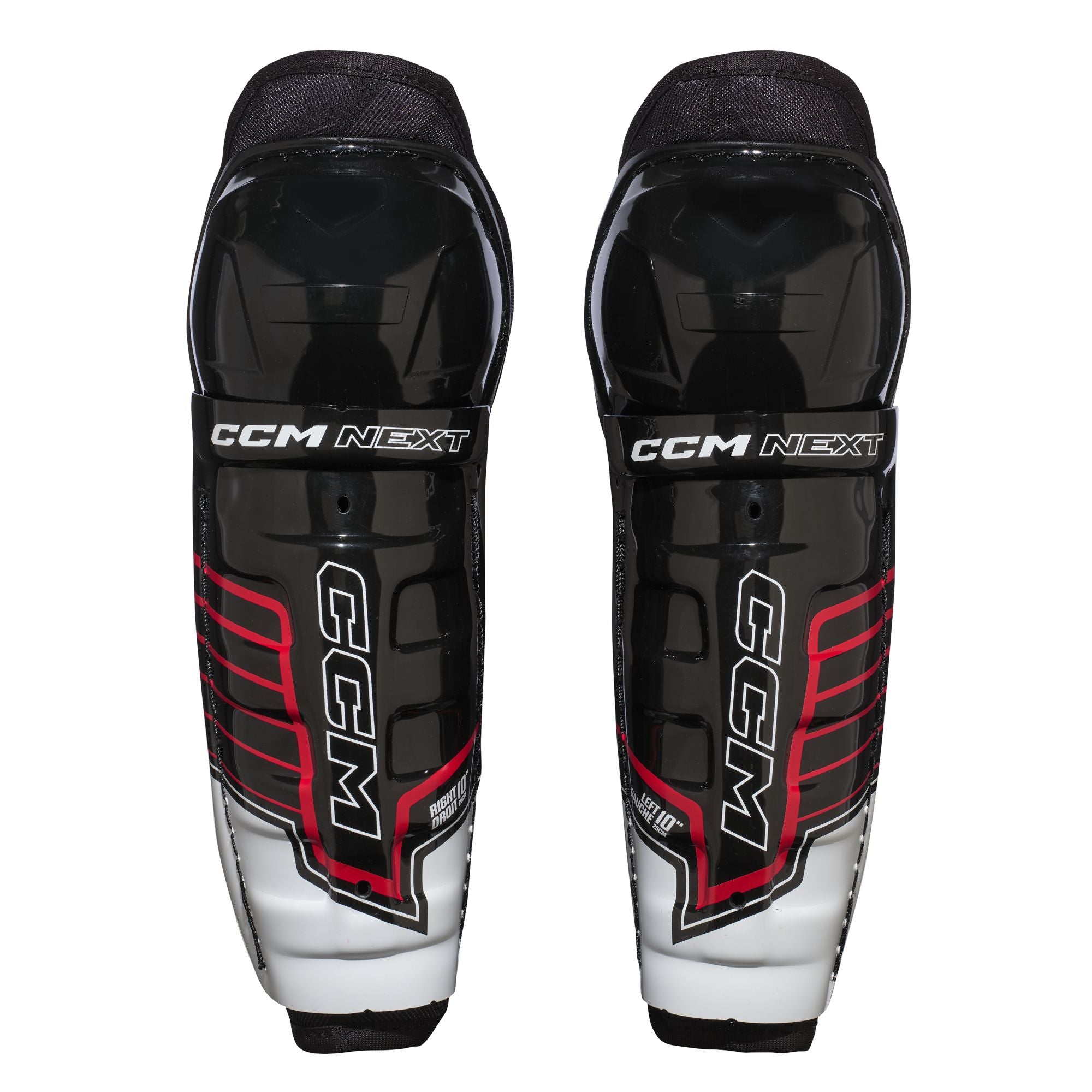 CCM Youth Next Hockey Shin Pads 2026 - front