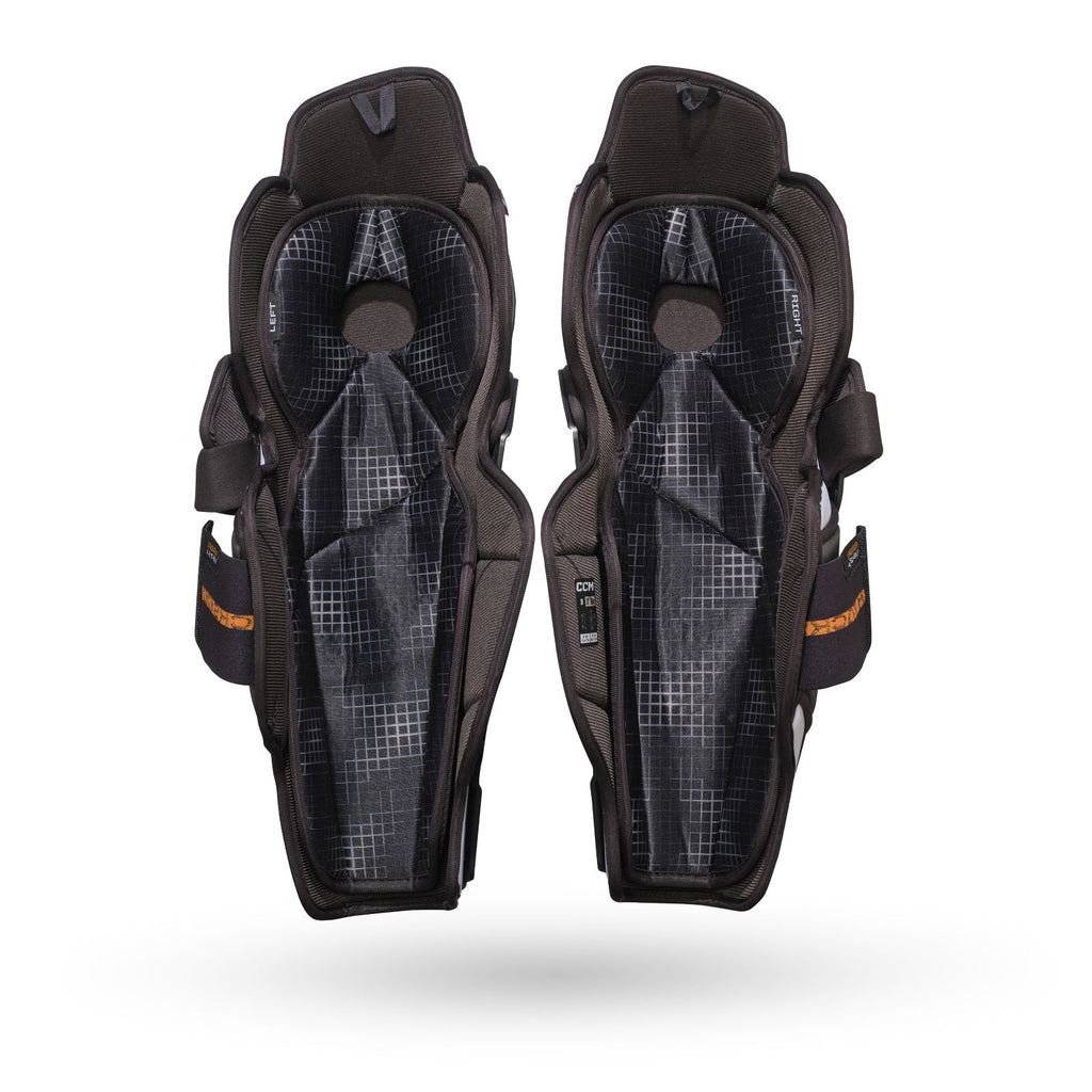 CCM Junior Tacks XR 80 Hockey Shin Guards - back view