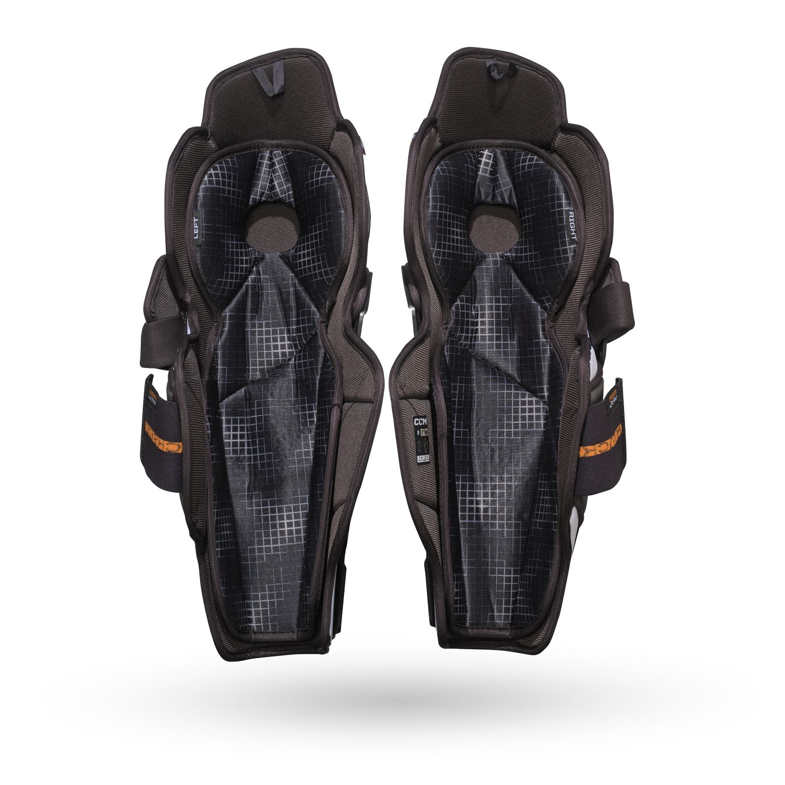 CCM Junior Tacks XR 80 Hockey Shin Guards - back view