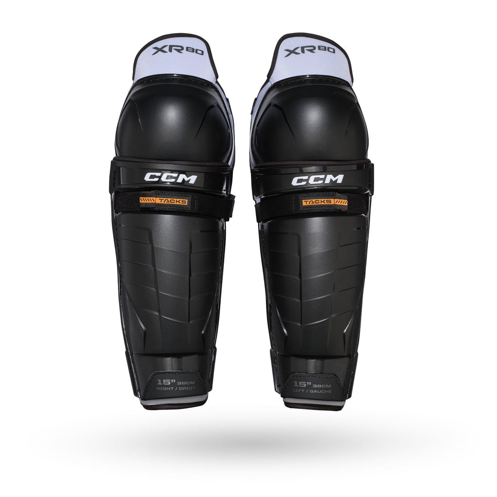 CCM Tacks XR 80 Hockey Shin Guards - front