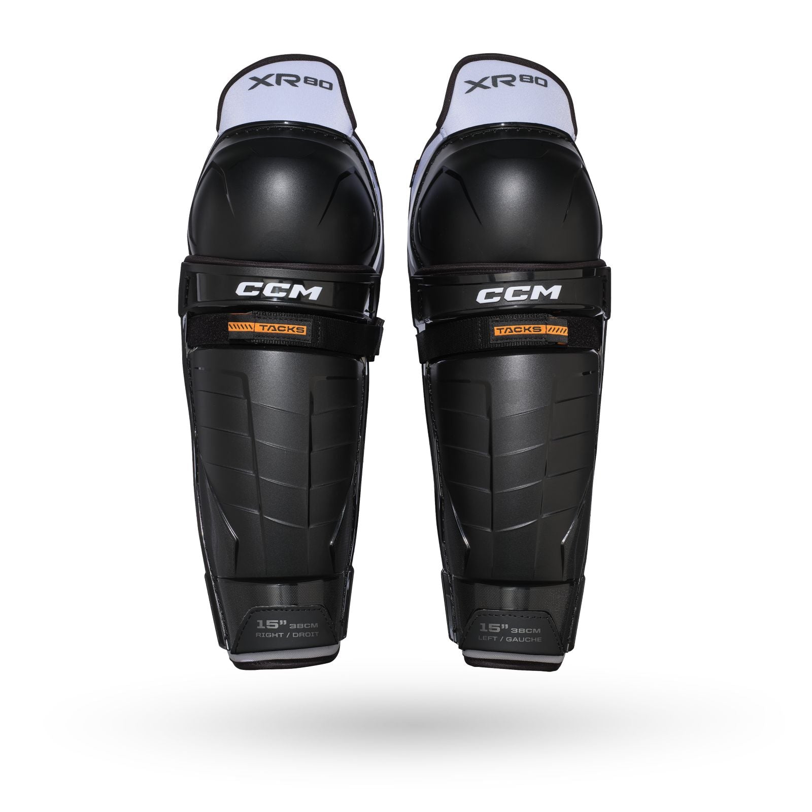 CCM Tacks XR 80 Hockey Shin Guards - front