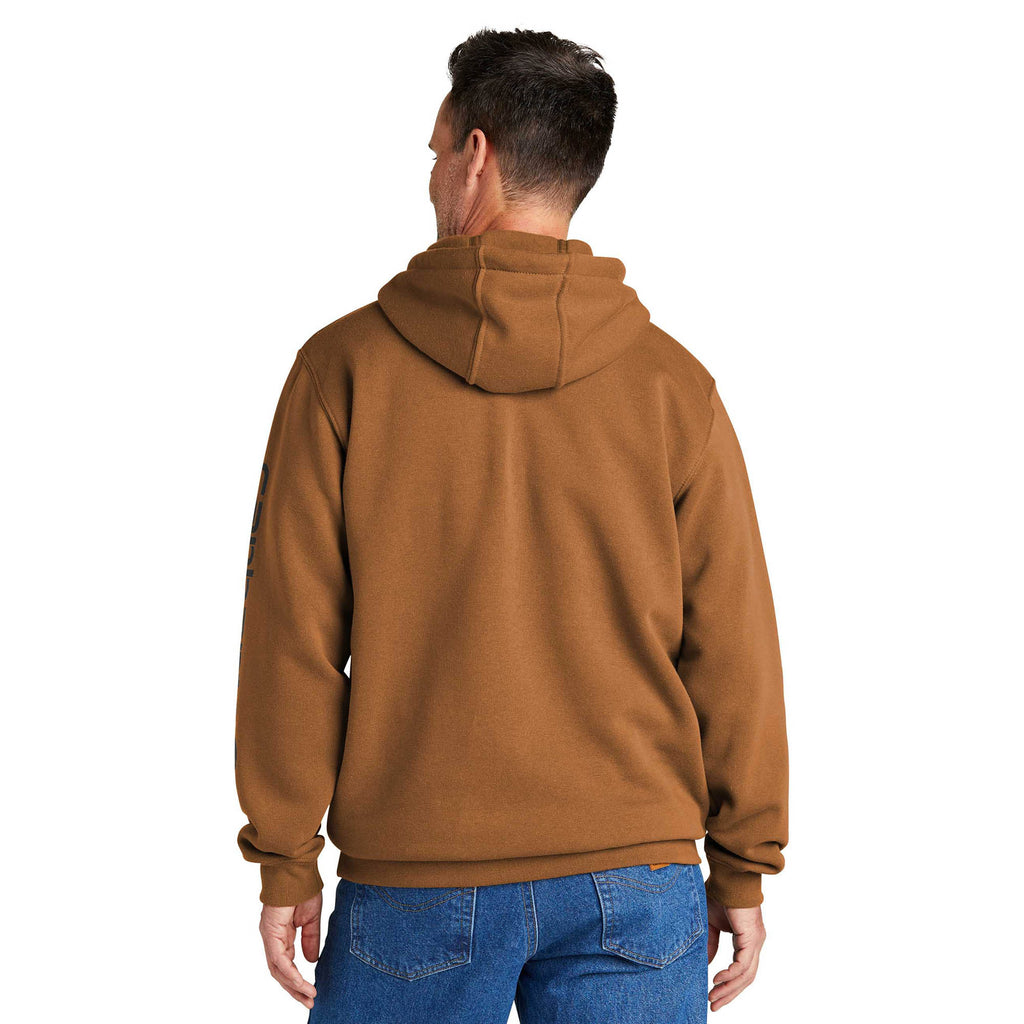 Carhartt Midweight Hooded Sweatshirt - Brown - back