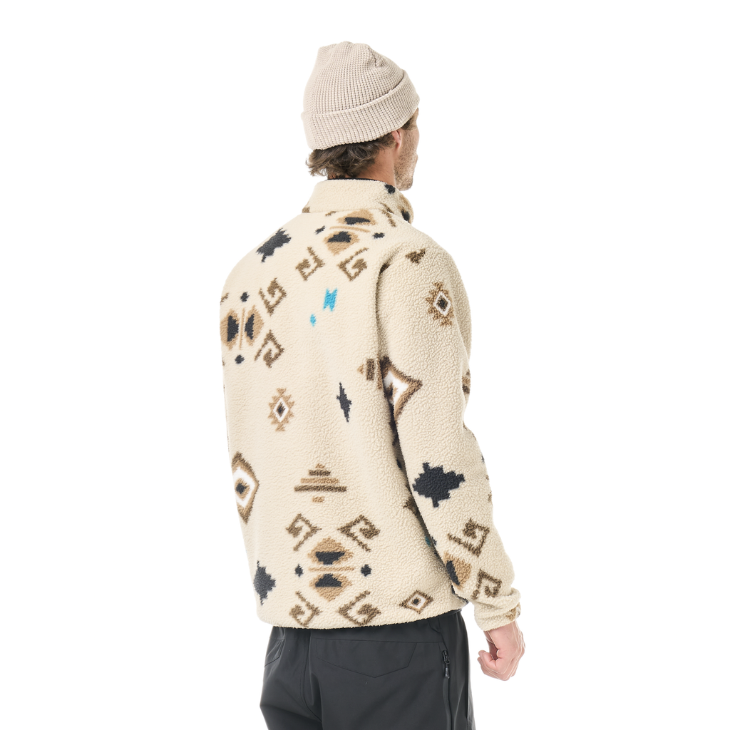 Picture Organic Men's Kimag Printed 1/4 Fleece - Emeral Print - view 4