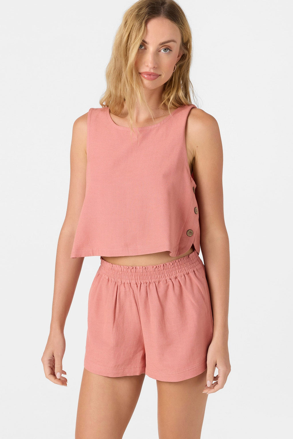 O'Neill Women's Sanders Tank - Desert Sand - detail