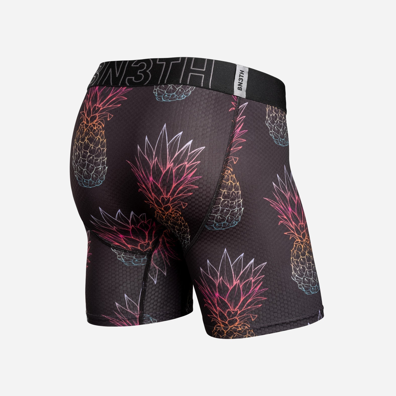 BN3TH Agua X Boxer Brief Oversized Pineapple Fade Black back
