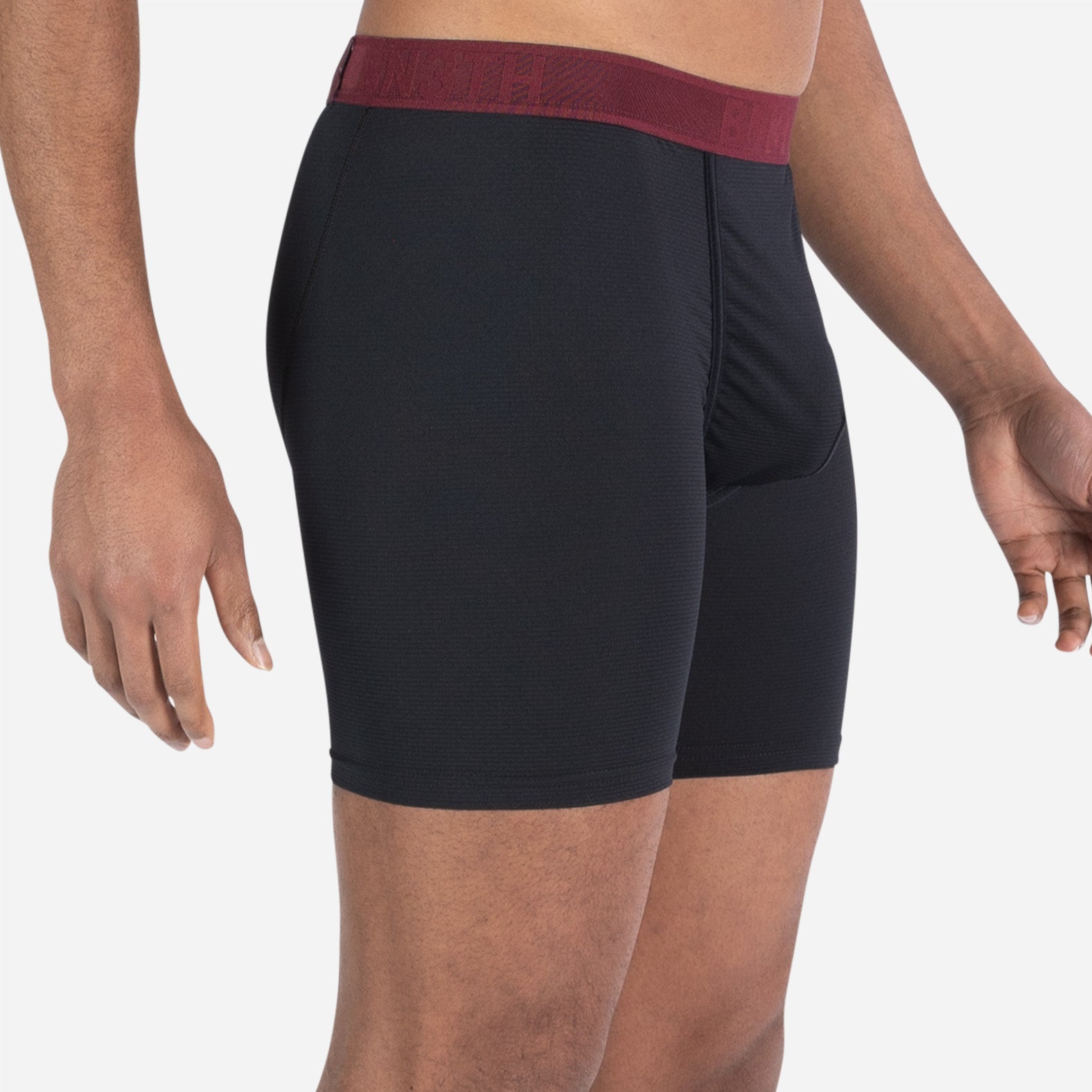 Bn3th Pro Flex Boxer Brief - Black Rhubarb