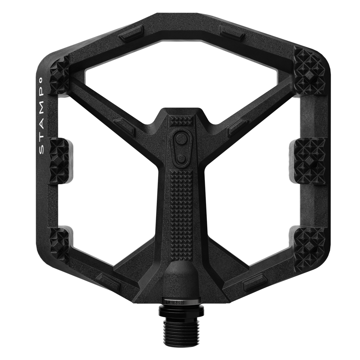 Crank Brothers Stamp Pedals - Black, top view