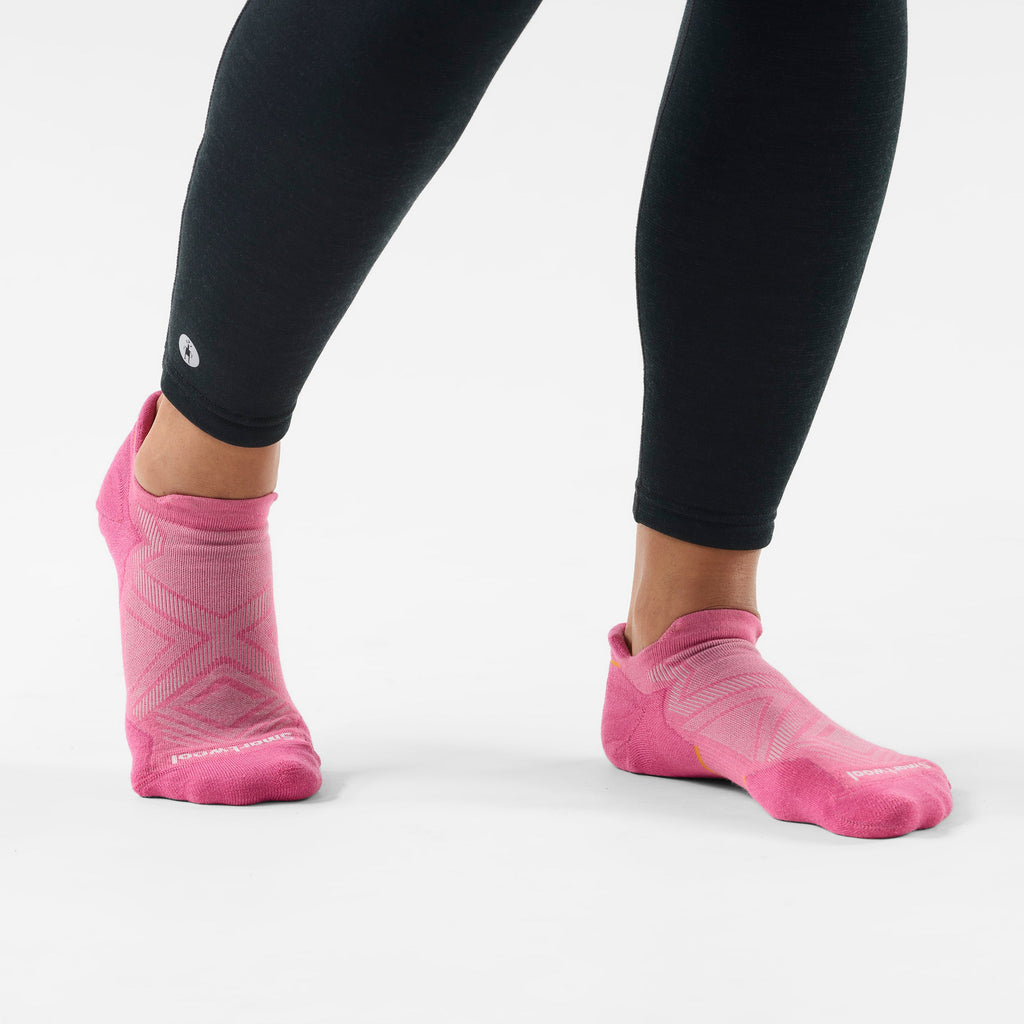 Smartwool Women's Run Low Ankle Socks - Garden Pink