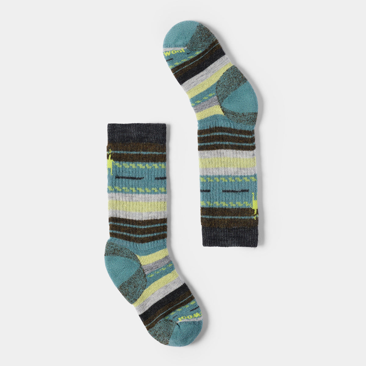 Smartwool Kids' Hike Margarita Crew Socks - Dusty Teal