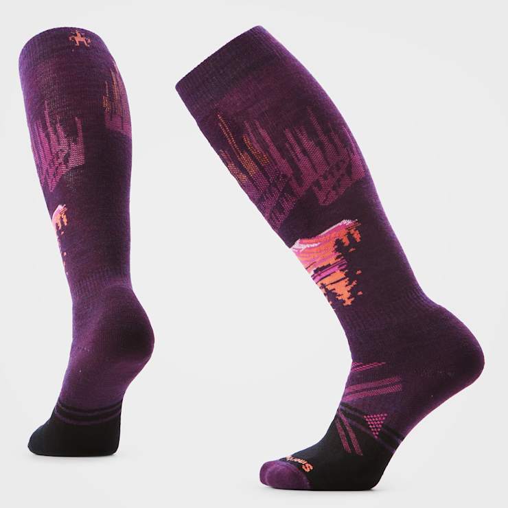 Smartwool Women's Ski Alpine Auroras Over The Calf Socks
